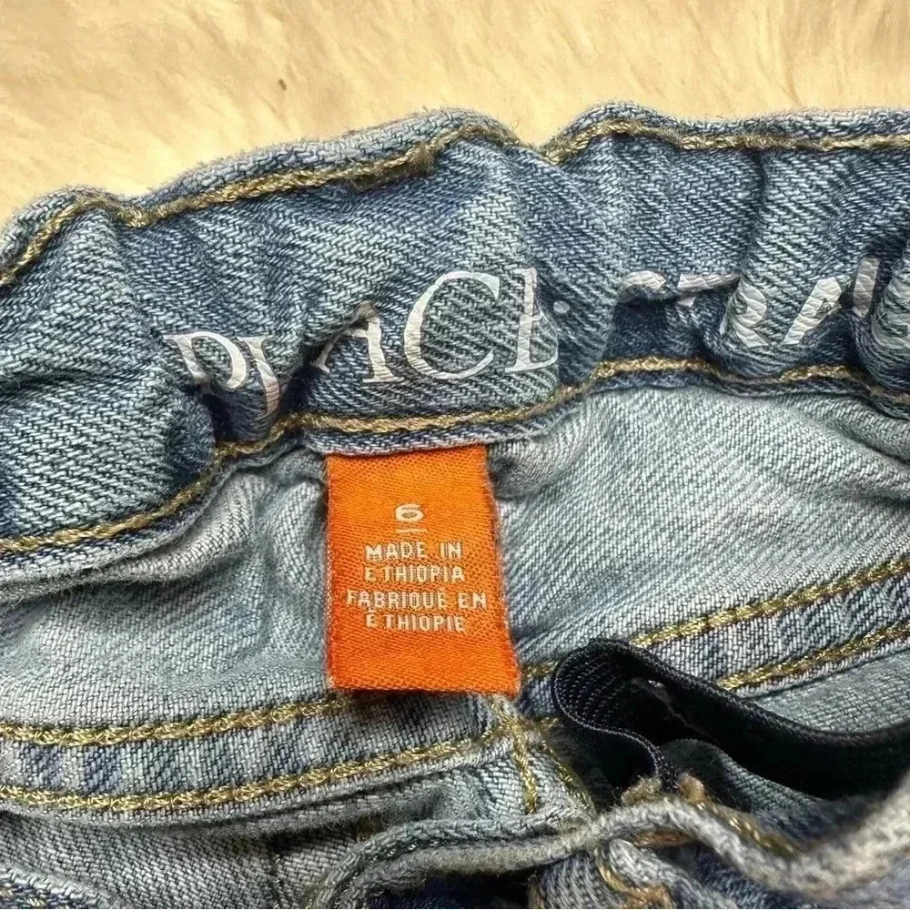 The Children’s Plave Jeans Straight Leg Light Wash Size 6 - Picture 6 of 16